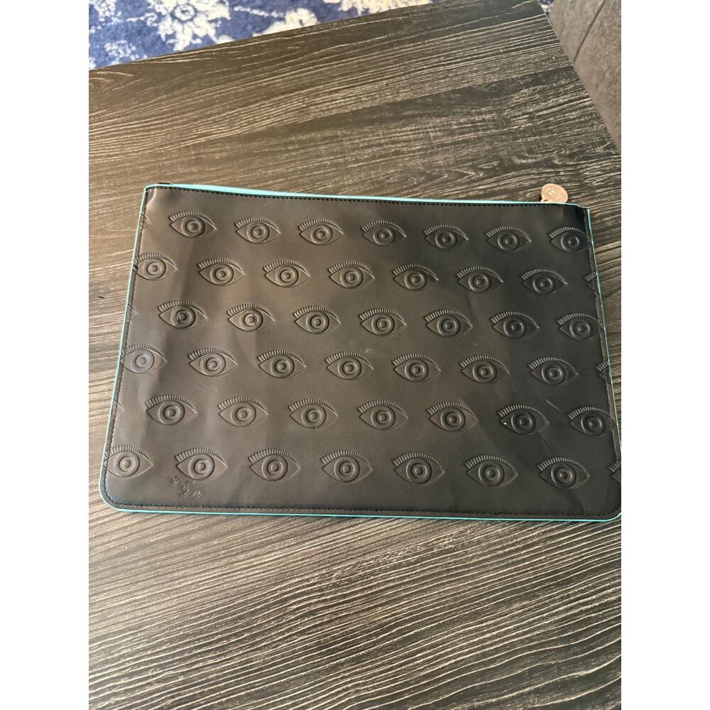 Kenzo Parfums Evil Eye XL Clutch Zip with Outside Snap Pocket